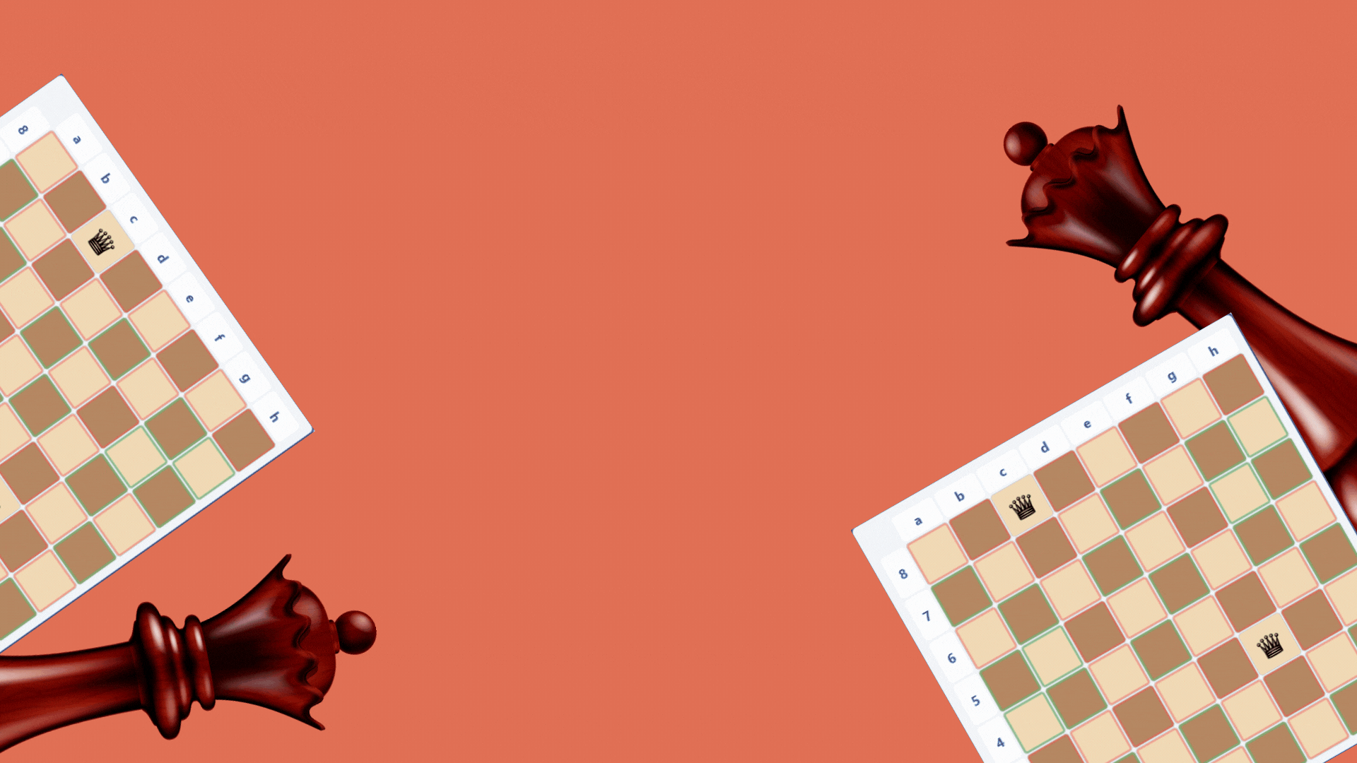 N-Queens Chess Puzzle Game - Strategic queen placement on chessboard